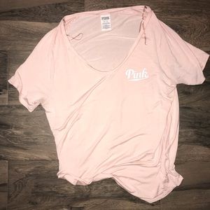 PINK v neck